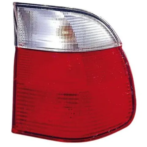 Feu arrière droit extérieur pour BMW Serie 5 E39 1995-2003, Mod. BREAK, Rouge/Blanc, Neuf