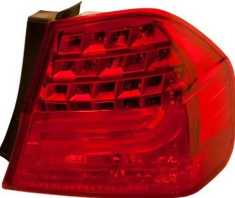 Feu arrière droit partie extérieur pour BMW série 3 E90-E91, 2008 à 2012, rouge, à LED, Neuf