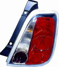 Feu arrière droit pour ABARTH 500, 595-695 de 2008 à 2015, contour chromé, Neuf