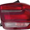 Feu arrière droit pour BMW Serie 1 F20 2011-2015, rouge-incolore, Neuf