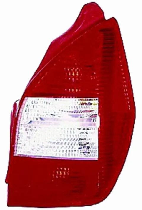 Feu arrière droit pour CITROËN C2 phase 2, 2008-2010, rouge/blanc, Neuf
