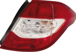 Feu arrière droit pour CITROËN C4 II phase 1, 2010-2014, rouge/blanc, Neuf