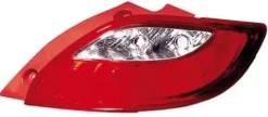 Feu arrière droit pour MAZDA 2 II 2007-2014, rouge-incolore, Neuf