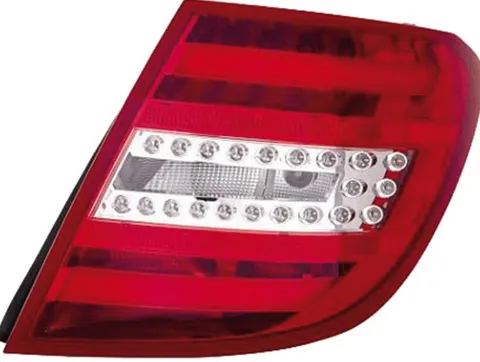 Feu arrière droit pour MERCEDES (W204) CLASSE C ph. 2 2011-2014, rouge incolore, Mod. S.W, Neuf