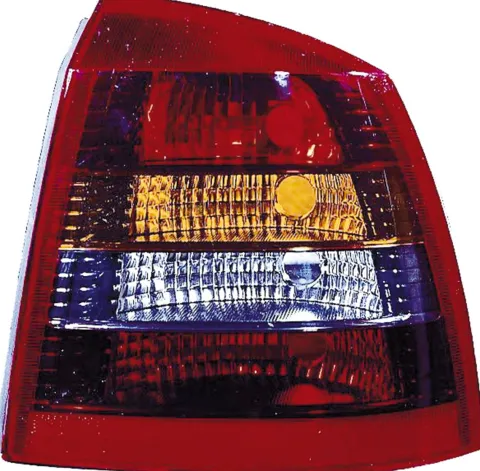 Feu arrière droit pour OPEL ASTRA G 2001-2004, Rouge fumé, Mod. 3 / 5 portes, Neuf