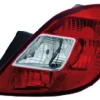 Feu arrière droit pour OPEL CORSA D phase 2, 2011-2014, rouge/blanc, (5 portes), Neuf