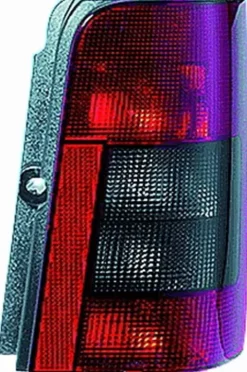 Feu arrière droit pour PEUGEOT PARTNER I phase 2, 2002-2005, rouge fumé, (2 portes arrière), Neuf