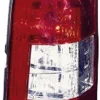 Feu arrière droit pour PEUGEOT PARTNER I phase 2, 2006-2008, rouge/blanc, (hayon), Neuf