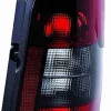 Feu arrière droit pour PEUGEOT PARTNER I phase 1, 1996-2002, rouge fumé, (hayon), Neuf