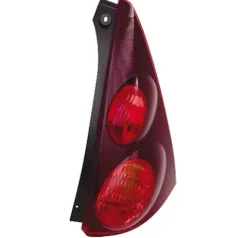 Feu arrière droit pour PEUGEOT 107 phase 1, 2005-2008, noir, Neuf