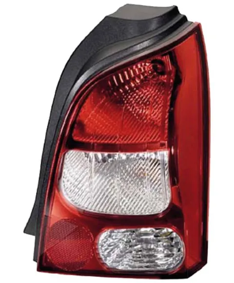 Feu arrière droit pour RENAULT TWINGO II phase 1, 2007-2011, rouge/blanc, Neuf