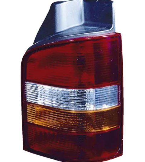 Feu arrière droit pour VOLKSWAGEN TRANSPORTER T5, 2003-2009, (hayon), rouge/orange, Neuf