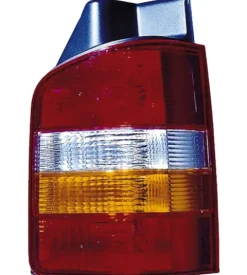 Feu arrière droit pour VOLKSWAGEN TRANSPORTER T5, 2003-2009, (2 portes arrière), rouge/orange
