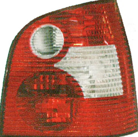 Feu arrière droit pour VOLKSWAGEN POLO IV phase 1, 2001-2005, rouge/blanc, Neuf