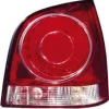 Feu arrière droit pour VOLKSWAGEN POLO IV de 2005 à 2009, fond rouge, Neuf