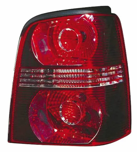Feu arrière droit pour VOLKSWAGEN TOURAN I phase 2, 2006-2010, fond rouge, Neuf