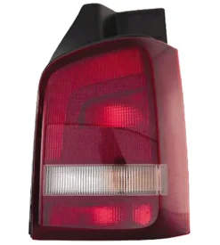Feu arrière droit pour VOLKSWAGEN TRANSPORTER T5, 2009-2015, (hayon), rouge/fumé, Neuf