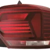 Feu arrière droit pour VOLKSWAGEN POLO VI phase 1, 2017-2021, blanc et rouge, Neuf