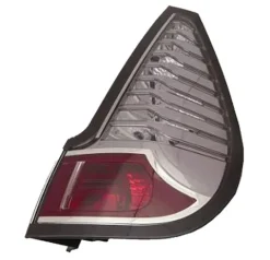 Feu arrière extérieur droit pour RENAULT SCENIC/X-MOD 2012-2013, Mod. 5 places, Cadre noir incolore, Neuf