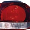Feu arrière extérieur droit VOLKSWAGEN GOLF VI 2008-2012, rouge/fumé, (type Hella), partie sur aile