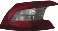 Feu arrière extérieur droit PEUGEOT 308 II phase 2 T9 2017-2021, à LED, rouge/blanc, Neuf