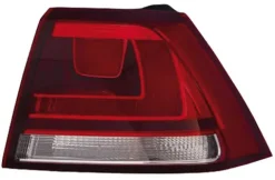 Feu arrière extérieur droit VOLKSWAGEN GOLF VII ph. 1 2012-2016, rouge/blanc, noir, Neuf