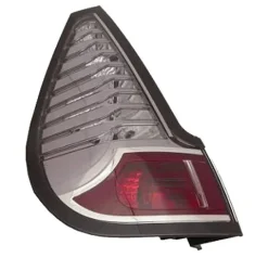 Feu arrière extérieur gauche pour RENAULT SCENIC/X-MOD 2013-2016, 5 places, Cadre noir incolore