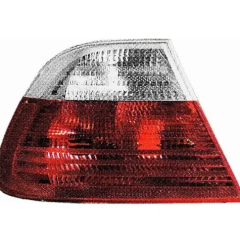 Feu arrière extérieur gauche pour BMW Serie 3 E46 COUPÉ, 2001-2003, blanc/rouge, Neuf