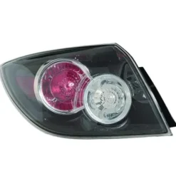 Feu arrière extérieur gauche pour MAZDA 3 I 2006-2009, Noir, Mod. 5 portes, neuf