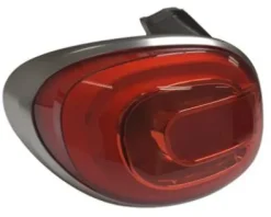 Feu arrière gauche à LED pour FIAT 500L Trekking, 2013-2017, cadre satiné, Neuf