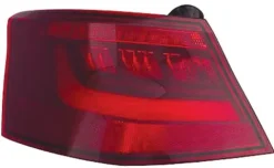 Feu arrière gauche extérieur pour AUDI A3 III ph.1 (3 portes) 2012-2016, à led, partie sur aile