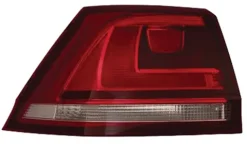Feu arrière gauche extérieur pour VOLKSWAGEN GOLF VII ph. 1 2012-2016 rouge/blanc, Variant SW