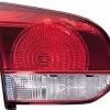 Feu arrière gauche intérieur pour VOLKSWAGEN GOLF VI 2008-2012 rouge/blanc (type Hella) partie hayon