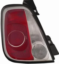 Feu arrière gauche pour ABARTH 500, 595-695, 2008-2015, (cabriolet), contour noir, Neuf