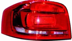 Feu arrière gauche pour AUDI A3 II ph.3 (3 portes) 2008-2012, (rouge), Neuf