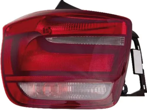 Feu arrière gauche pour BMW Serie 1 F20 2011-2015, rouge-incolore, Neuf