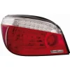 Feu arrière gauche pour BMW Serie 5 E60-E61 RY, 2007-2010, Mod. berline, Rouge-Blanc, Neuf