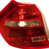 Feu arrière gauche pour BMW SERIE 1 E87N de 2007 à 2011, modèle 5 portes, LED, chromé, rouge et blanc, Neuf