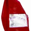 Feu arrière gauche pour CITROËN C2 phase 2, 2008-2010, rouge/blanc, Neuf