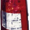 Feu arrière gauche pour CITROËN BERLINGO I phase 2, 2006-2008, rouge/blanc, (2 portes arrière)