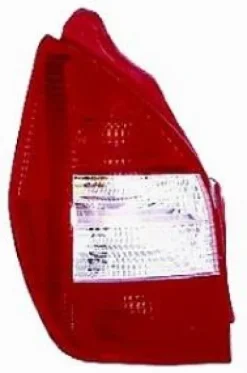 Feu arrière gauche pour CITROËN C2 phase 1, 2005-2008, rouge/blanc, Neuf