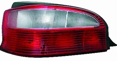 Feu arrière gauche pour CITROËN SAXO phase 2, 1999-2003, rouge/blanc, Neuf