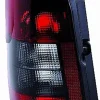 Feu arrière gauche pour CITROËN BERLINGO I phase 2, 2002-2005, rouge fumé, (hayon), Neuf