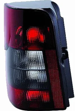 Feu arrière gauche pour CITROËN BERLINGO I phase 2, 2002-2005, rouge fumé, (hayon), Neuf