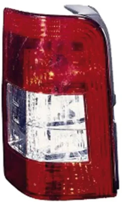 Feu arrière gauche pour CITROËN BERLINGO I phase 2, 2006-2008, rouge/blanc, (hayon), Neuf