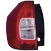 Feu arrière gauche pour DACIA LOGAN II MCV phase 1, 2013-2016, blanc et rouge, Neuf