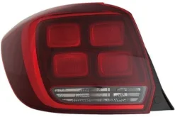 Feu arrière gauche pour DACIA SANDERO II phase 2, 2016-2020, blanc et rouge, Neuf