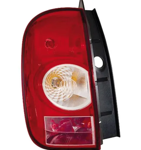 Feu arrière gauche pour DACIA DUSTER I phase 1, 2010-2013, (rouge/blanc), Neuf