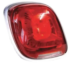 Feu arrière gauche pour FIAT 500X 2015-2018, contour chromé, Neuf