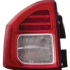 Feu arrière gauche pour JEEP COMPASS I phase 2, 2011-2016, rouge, Neuf